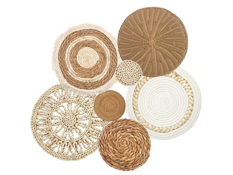 Geflochtener Seilrahmen Wanddekor Holzdekorationen für Zuhause