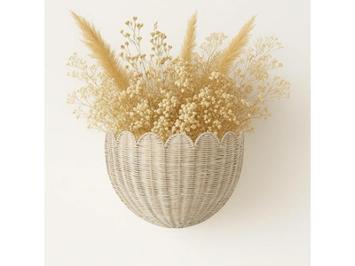 Afrikanische Körbe Wanddekor Kunst für Schlafzimmer Boho Schwarz und Weiß Zuhause