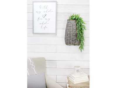 Korb Wanddekor Schöne Boho Heim Flache Körbe für Dekoration