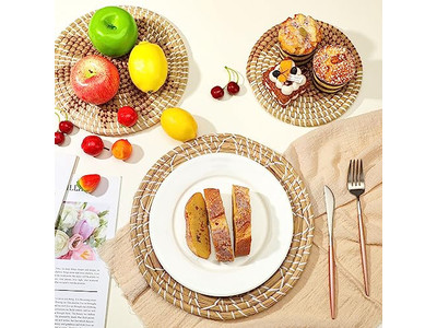 Handgewebte Wanddekor Runde Handgemachte Dekorative Hängend