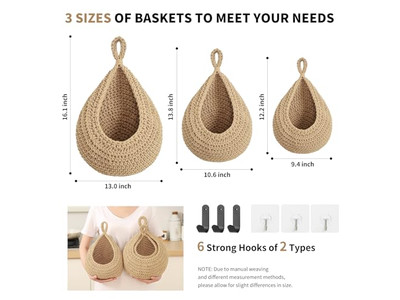 Handgefertigte Bambus-Dekoration Wanddekor für Esszimmer Rundes Korbgeflecht