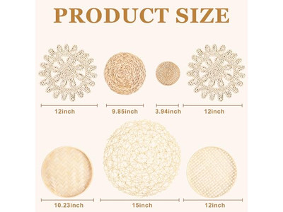 Makramee Wandkunst Dekoration Böhmische Dekor Bunte Böhmische Innenräume