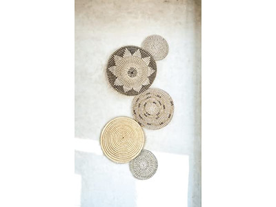 Bemalte Ruder Wanddekoration Kürbis Dekor Wasserhyazinthe