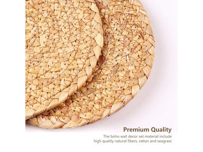 Seegras Körbe Wanddekor Hängeset von 10 Korb 13