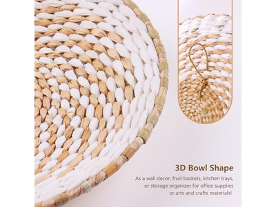 Seegras Körbe Wanddekor Hängeset von 10 Korb 13