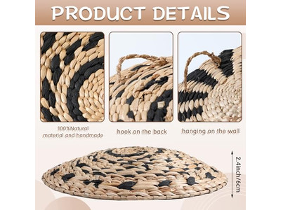 Gewebte Wandkorb Heimdekor Körbe Set Böhmisch Hängend